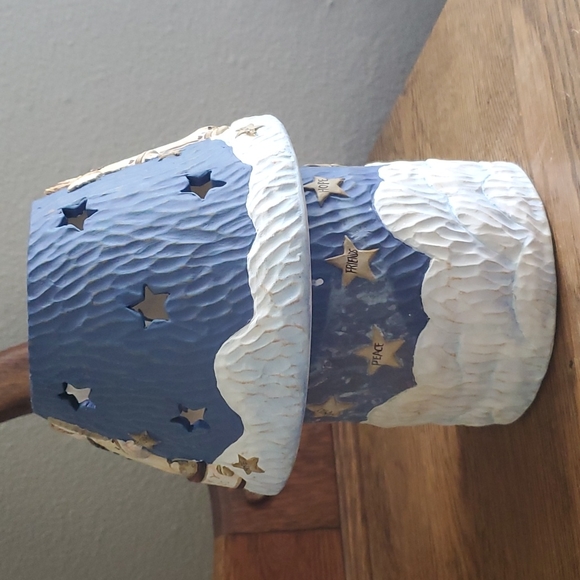 New Creative Enterprises Inc. Terracotta Angel Candle Holder with Shade - Picture 2 of 11